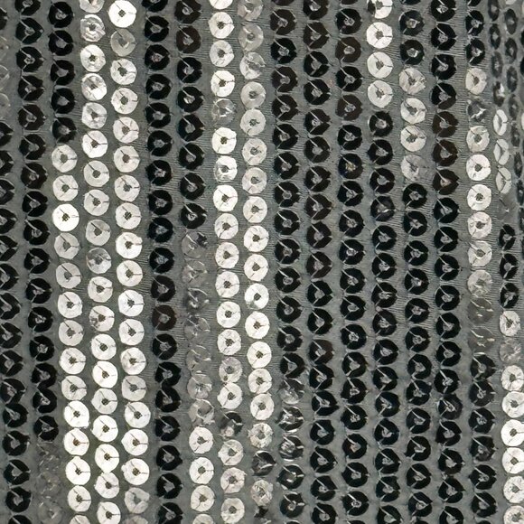 Tulle Black Sequined Lined Blazer Size Large - Picture 5 of 9